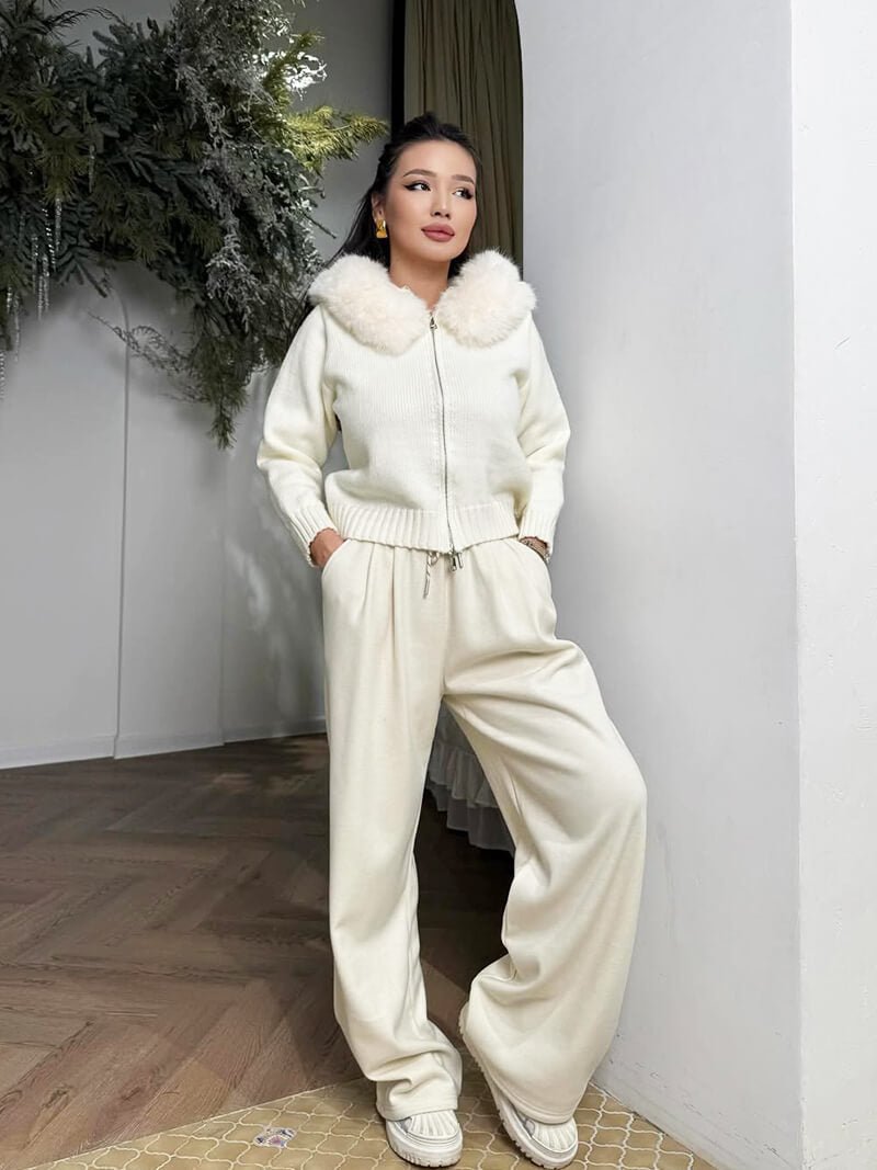 Seame - Alison faux fur Jacket Black S