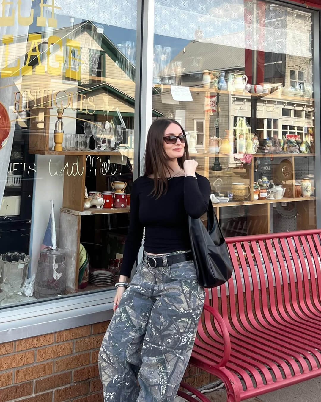 SEAME - Anja Vegan Leather Tote Bag Red Regular