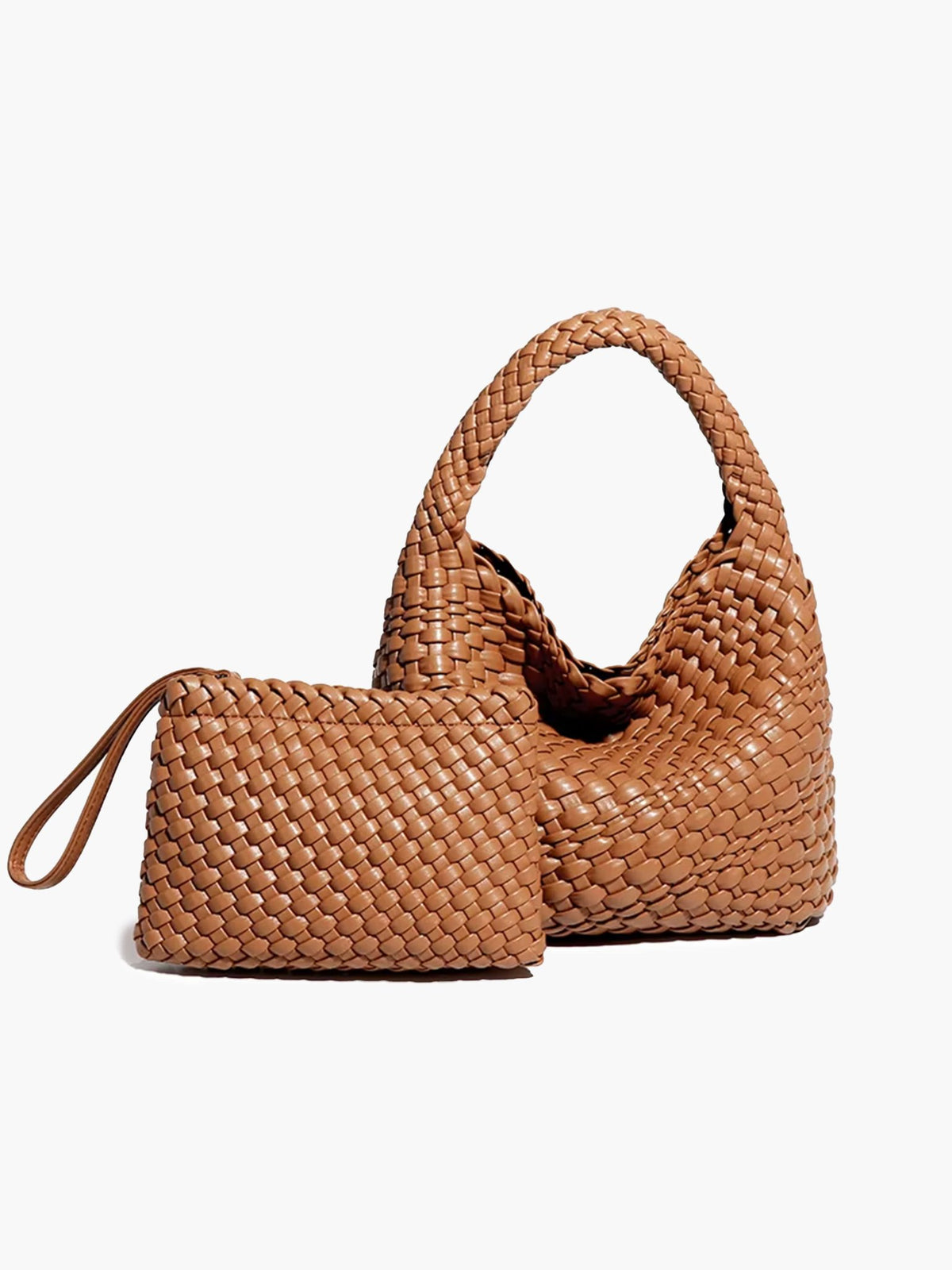 Seame - Cara Woven Bag Small Brown Small
