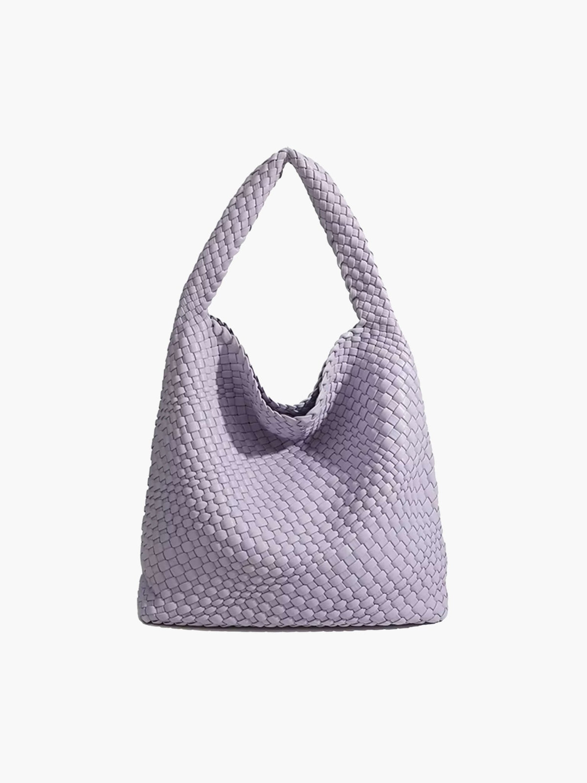 Seame - Cara Woven Shopper Bag Medium Pastel Purple Medium