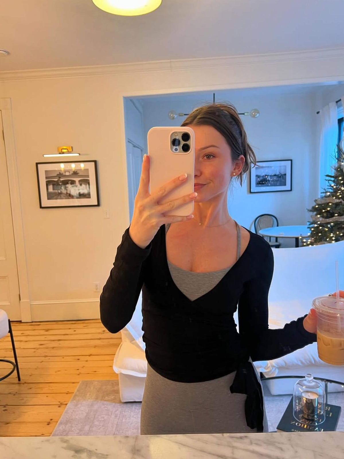 Seame - Celine Pilates Top Black S