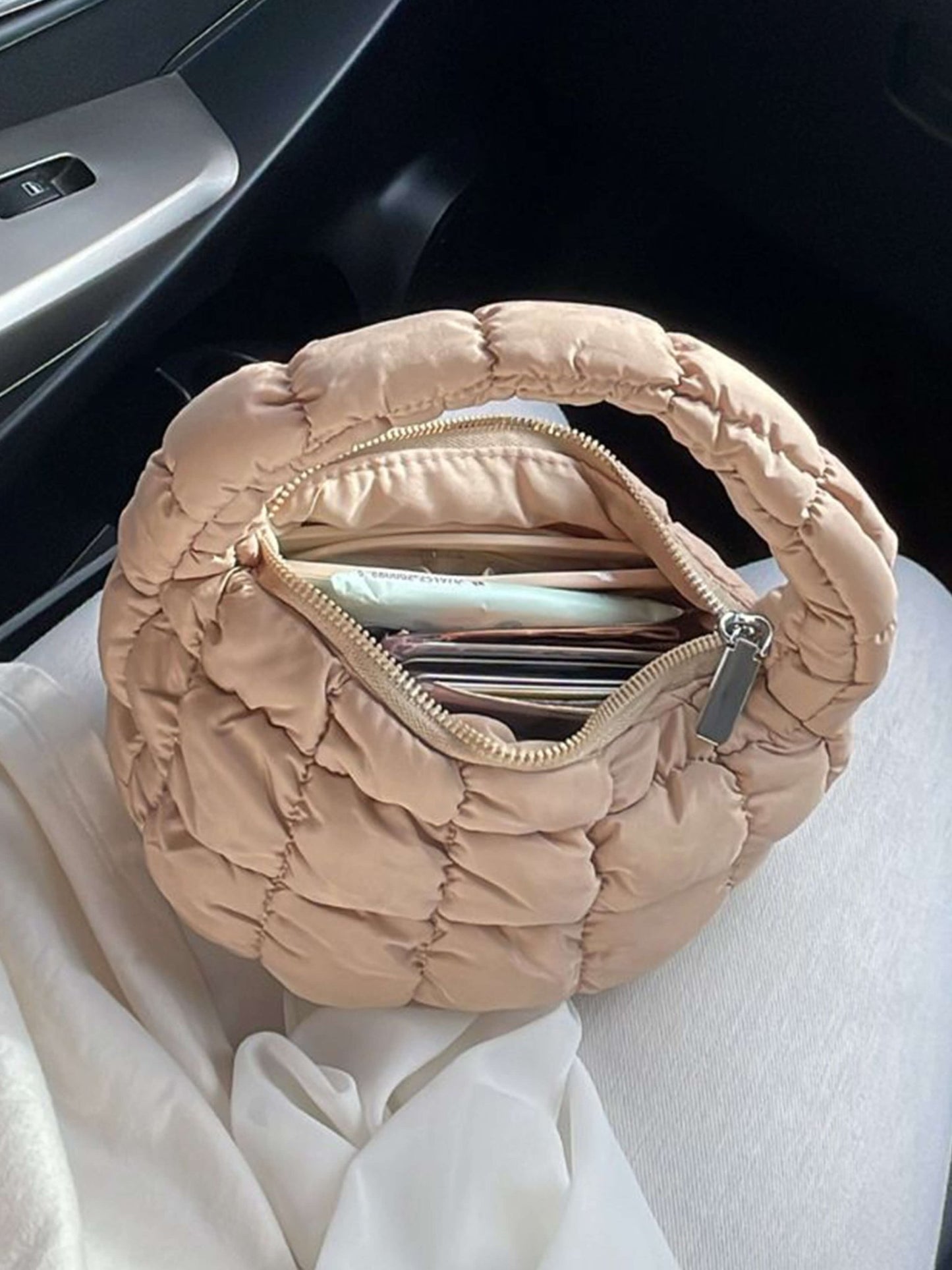 SEAME - Cloudy Puffer Bag Black Regular