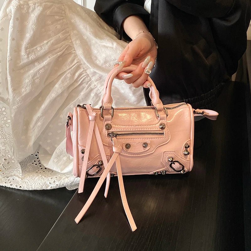 SEAME - Dahlia - Women's Tote Bag with Adjustable Shoulder Strap & Spacious Interior Pink