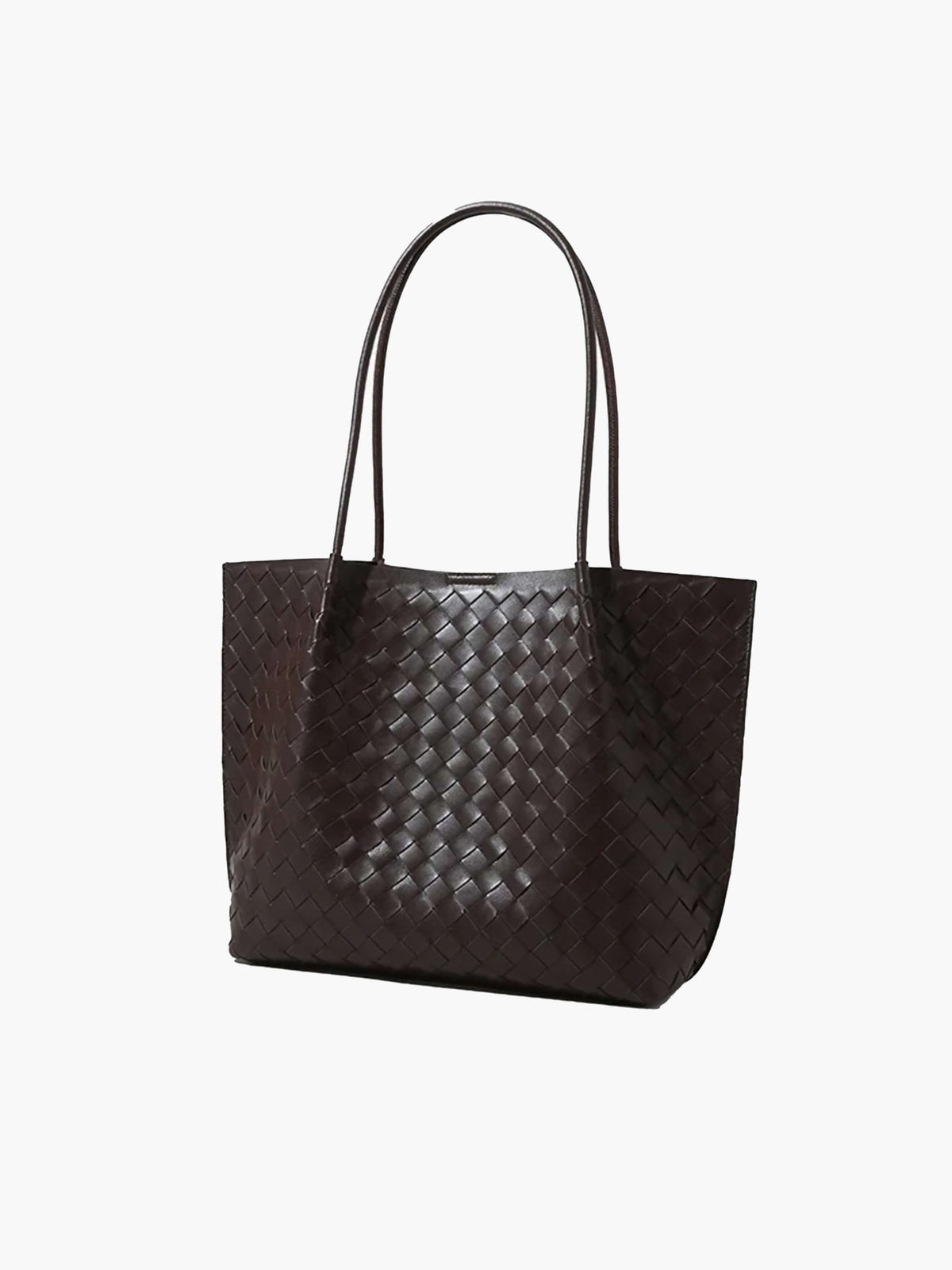 Seame - Diana Woven Tote Bag Coffee Regular
