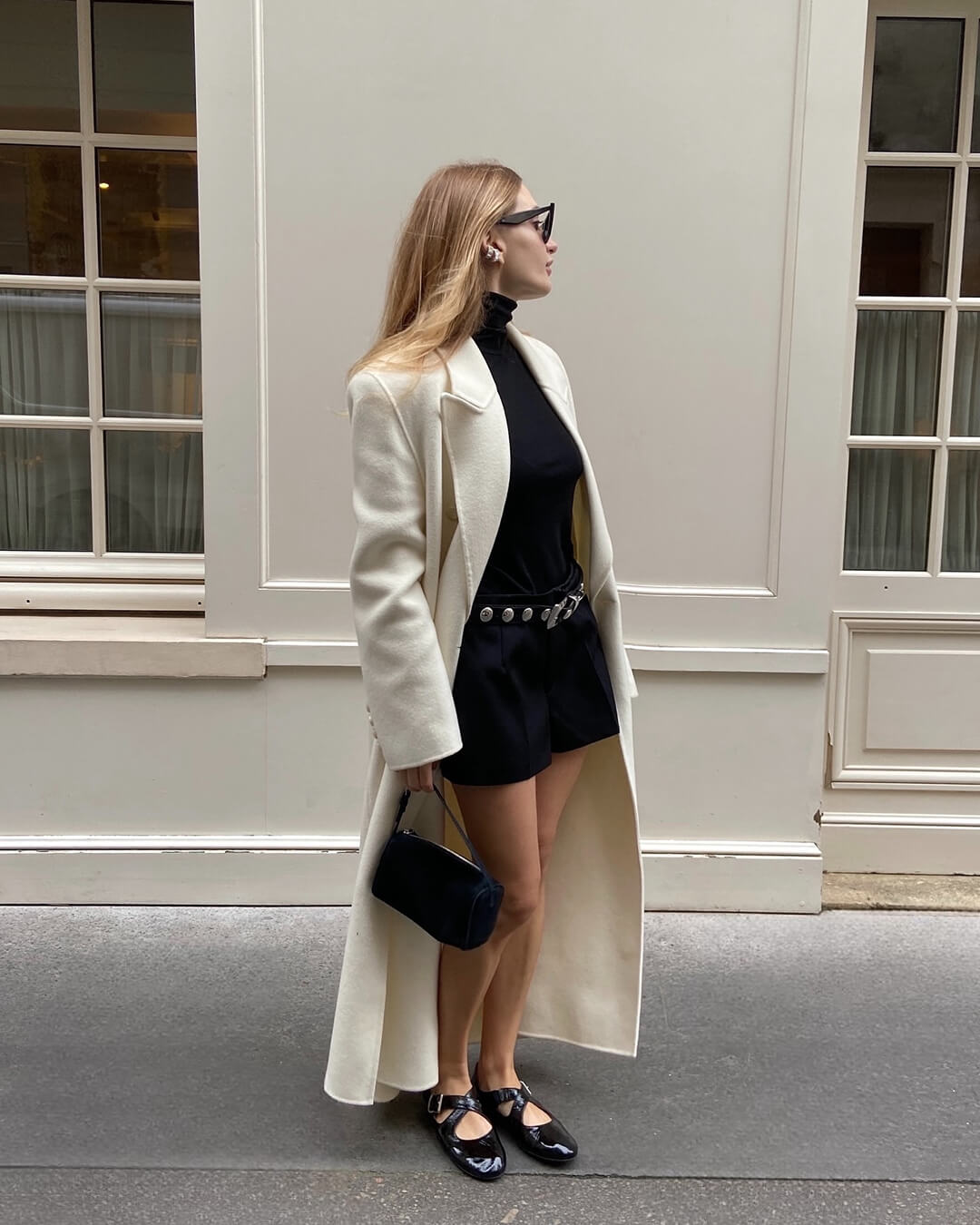 SEAME - Ellaine Suede Mini Shoulder Bag Coffee Regular