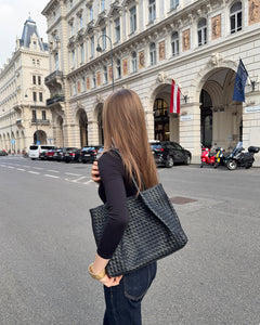 SEAME - Gracie Woven Bag XL Black Regular