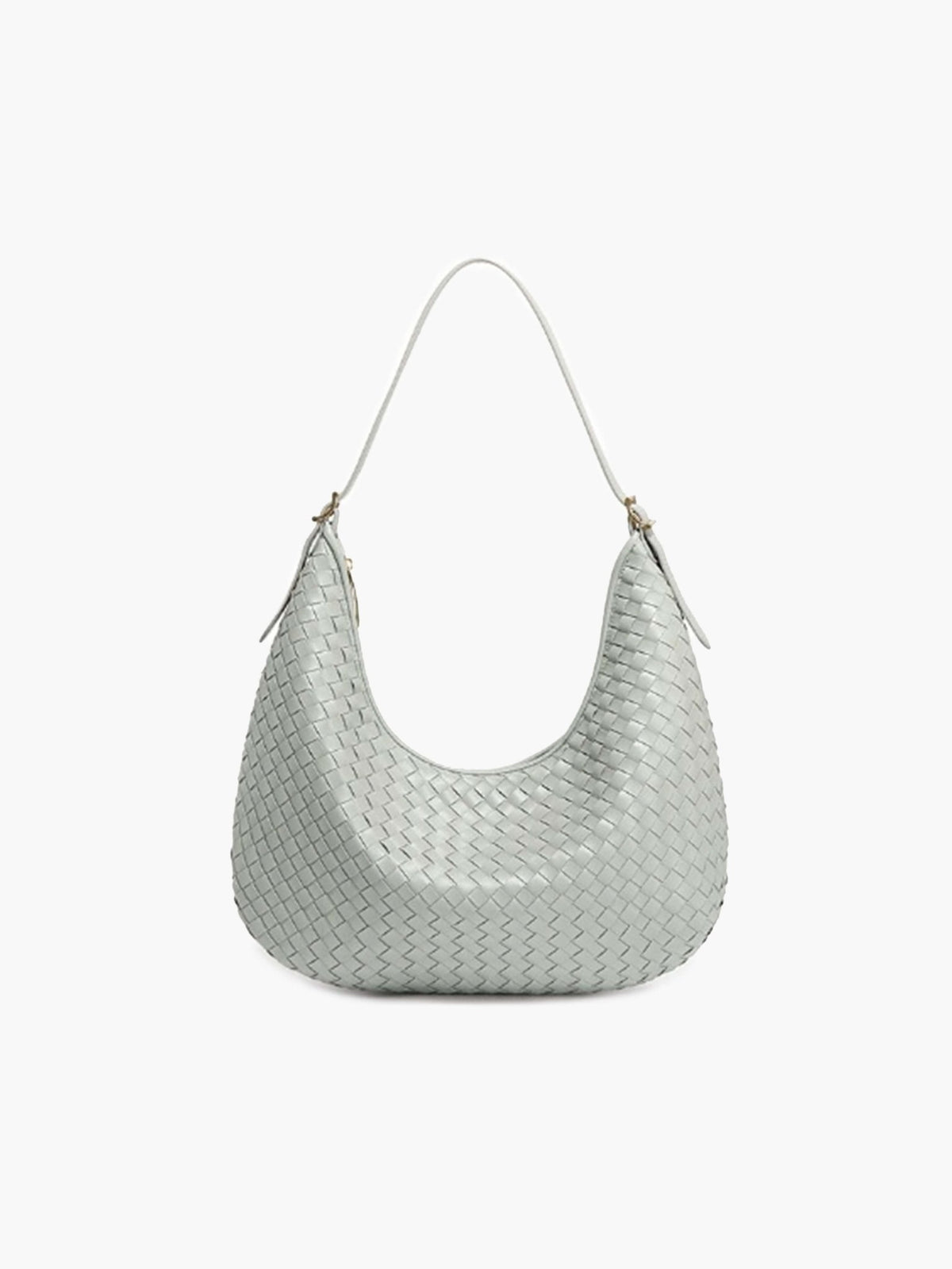 SEAME - Helen Woven Tote Bag Light Gray Regular