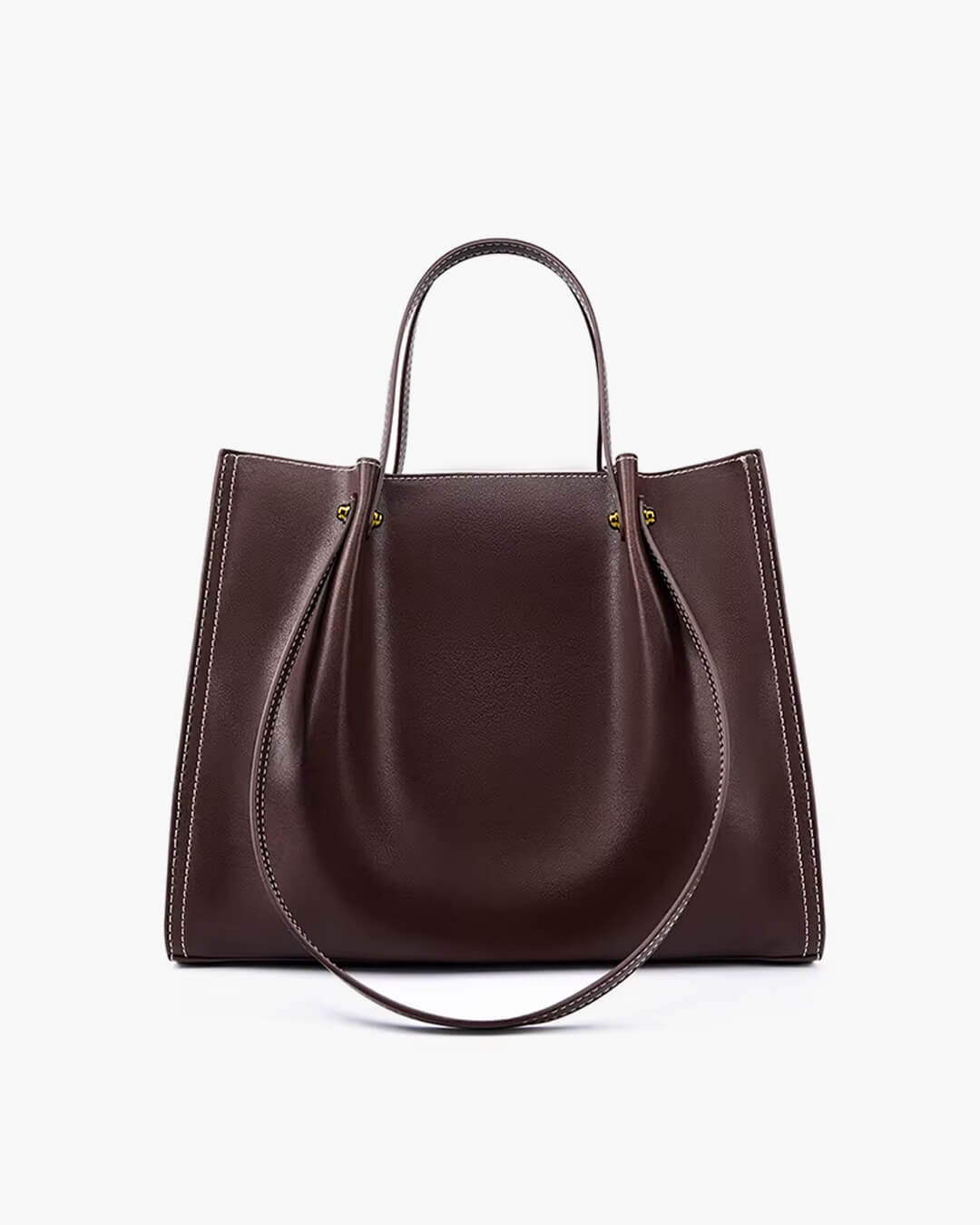 SEAME - Nadine Vegan Leather Tote Bag Brow Regular