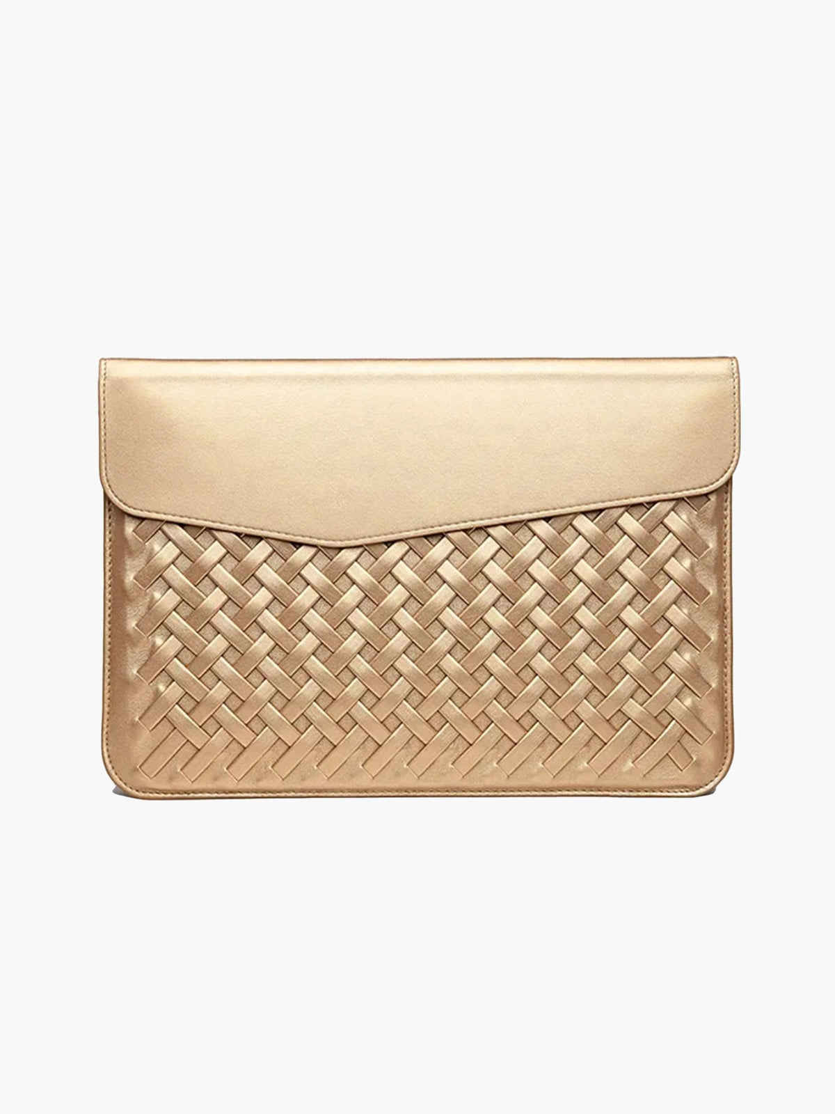 Seame - Nica Woven Laptop Bag Gold Regular