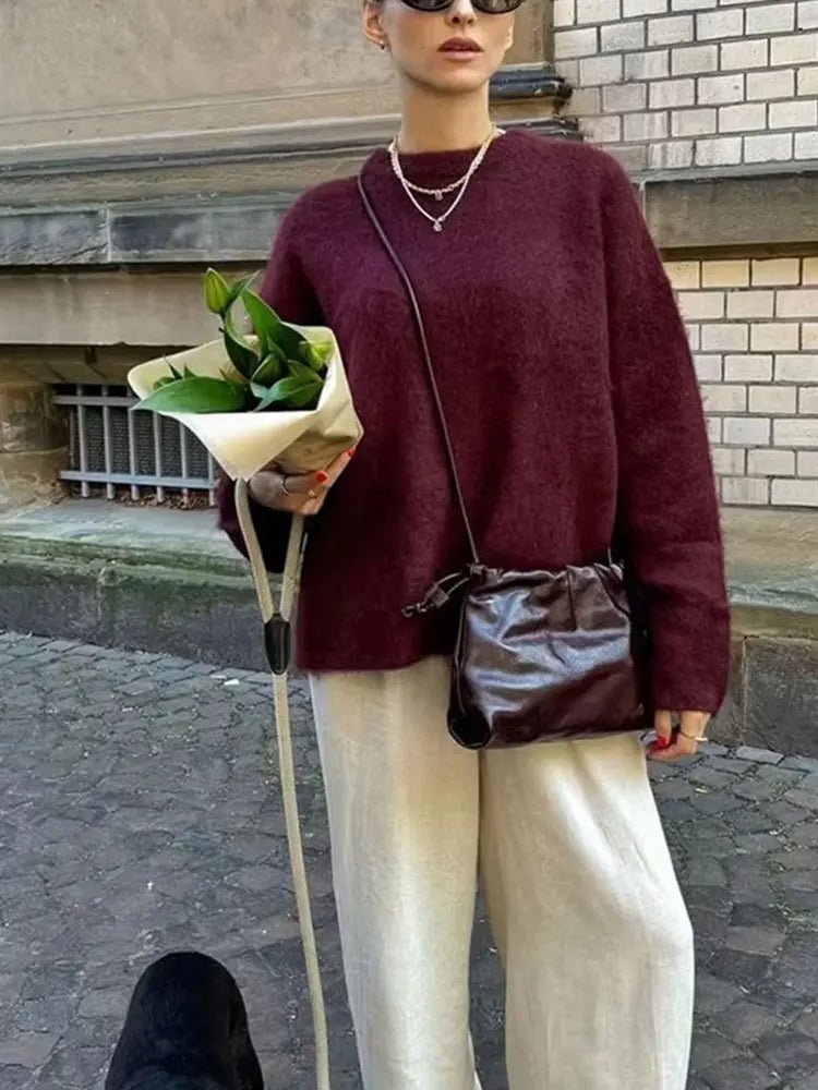 Pull Shiela Bordeaux