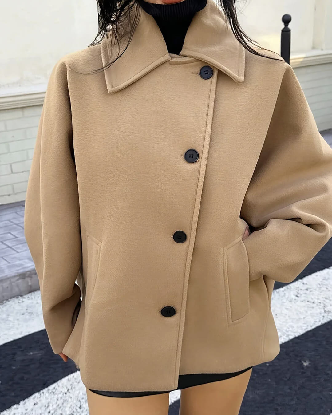 Cece Collared Trench Coat