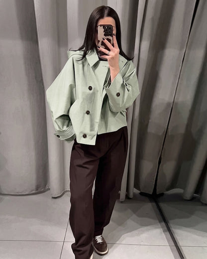 Manteau trench à capuche Eleanor