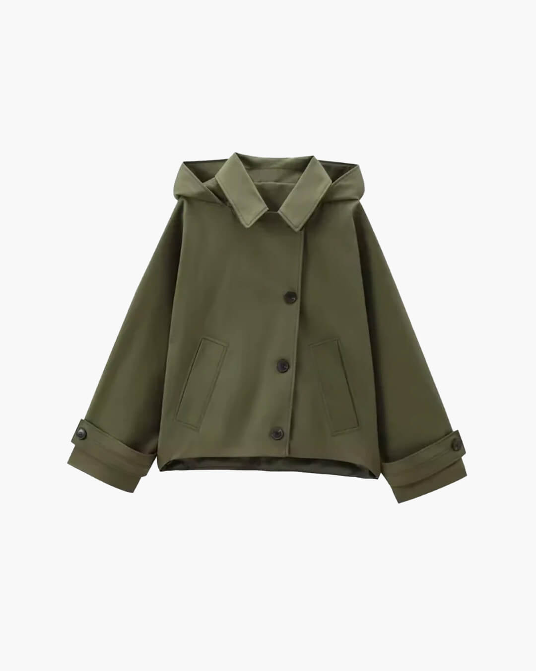 Manteau trench à capuche Eleanor